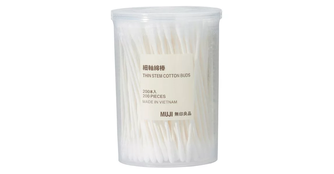 [MUJI 無印良品]細軸棉棒/200支