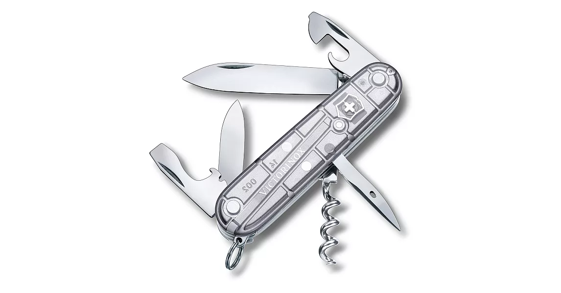 VICTORINOX Silver Tech 12用瑞士刀                              透明銀