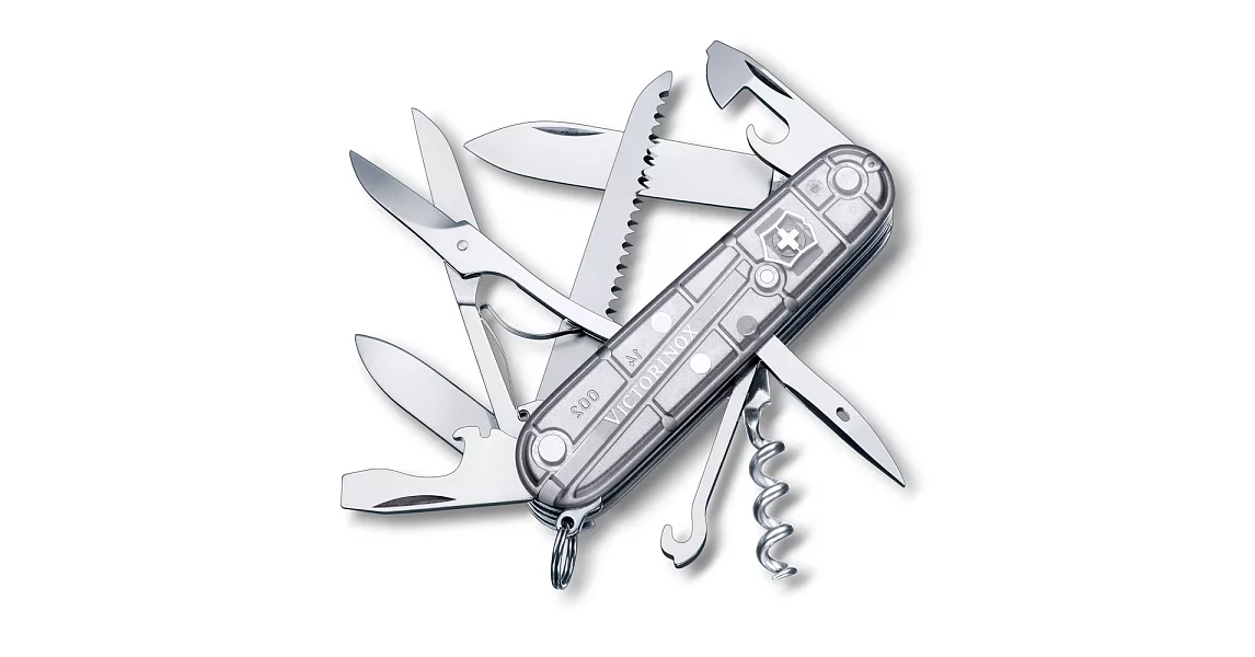 VICTORINOX Silver Tech 16用瑞士刀                              透明銀