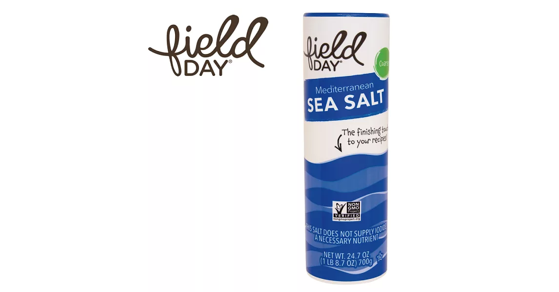 【Field day 踏青日】 地中海天然顆粒海鹽(700g)天然海鹽