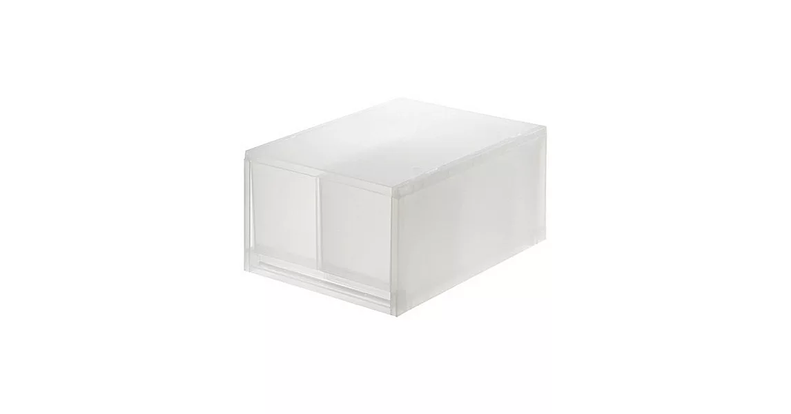 [MUJI 無印良品]PP盒/深型/2格/附隔板(正反疊)