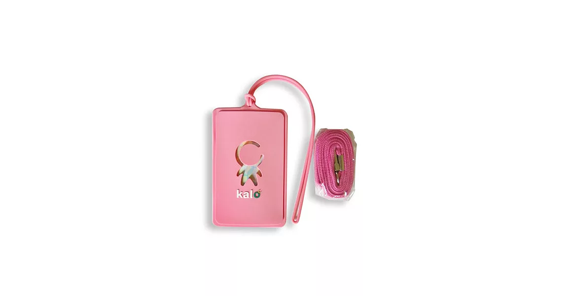 卡樂創意KaloDesign KaloPass 多功能行李吊牌粉紅色
