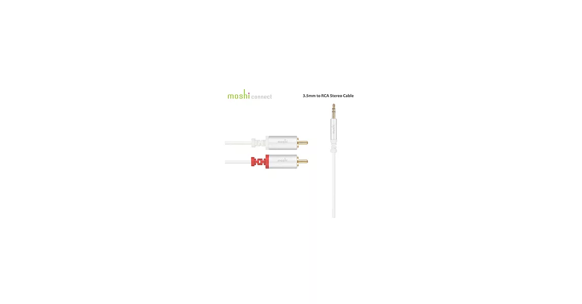 moshi 3.5mm to RCA 立體音源輔助線 ( 公對公 )