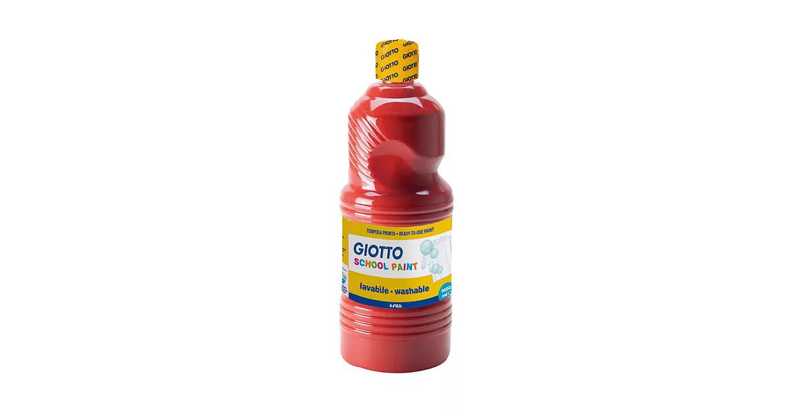 【義大利 GIOTTO】可洗式兒童顏料1000ml(單罐)紅