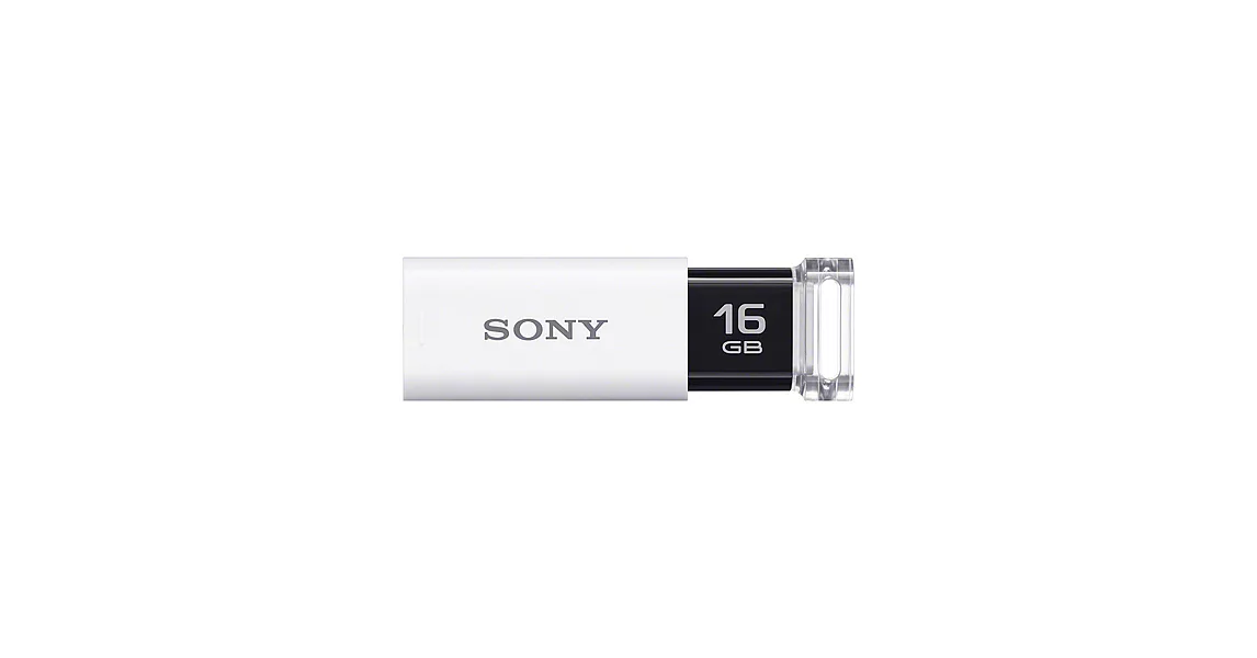SONY USB3.1 炫彩繽紛 Click 隨身碟 16GB白