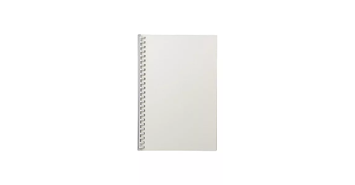 [MUJI 無印良品]PP封面活頁可書寫相本/A4.15頁.白