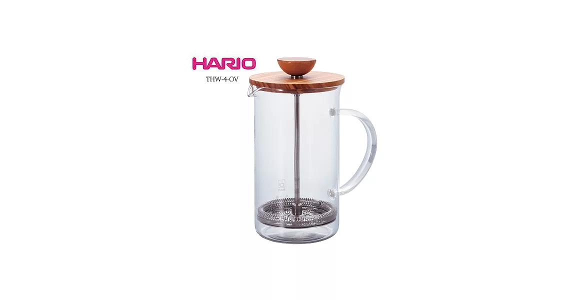 HARIO 自然風濾壓茶壺 600ml THW-4-OV