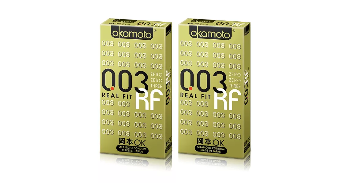 【岡本okamoto】003 RF極薄貼身 6片裝_2入組