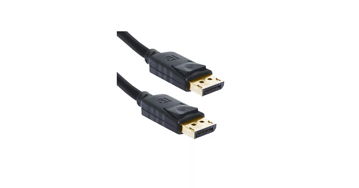 Bravo-u DisplayPort公 to DisplayPort公 鍍金傳輸線1.8m_黑