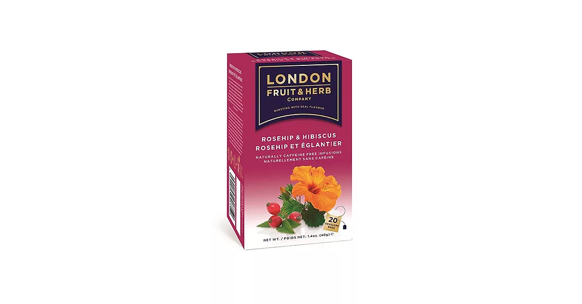 LFH 英國 芙賀水果茶 玫瑰果 (2gx20入/盒)