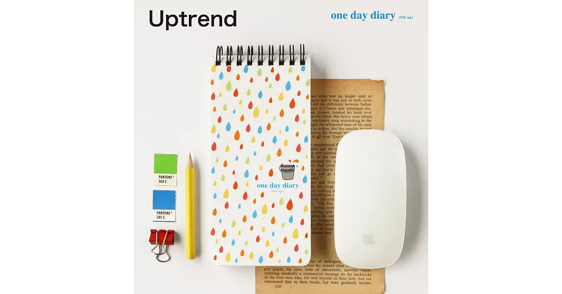 Uptrend one day diary│彩紅墨水桶