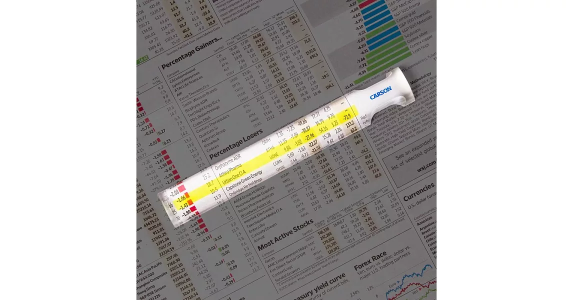 《CARSON》閱讀線尺型放大鏡(1.5x)