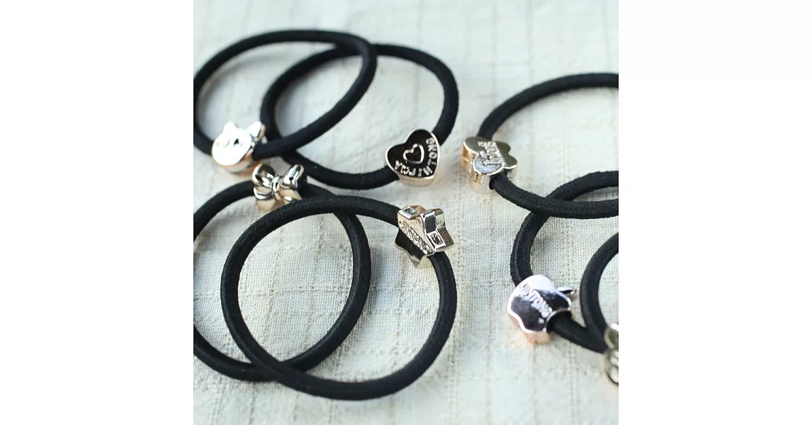 無痕彈性髮圈20入不選款‧Alice遇見愛麗絲