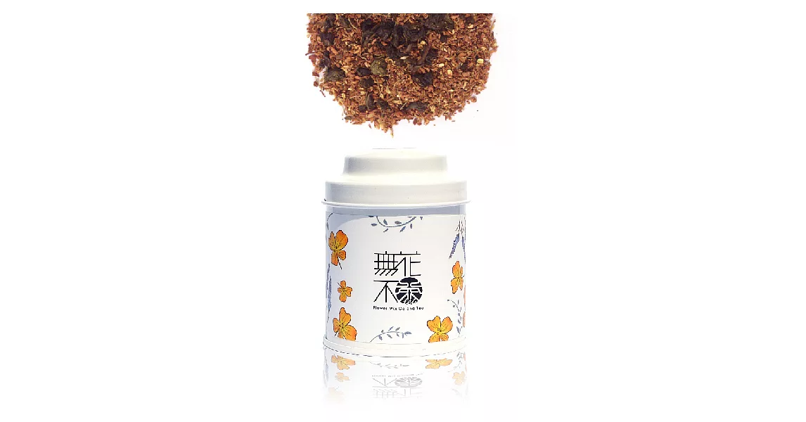 【無花不茶】烏龍花茶系列-桂花烏龍—3g三角茶包*3入精緻罐裝