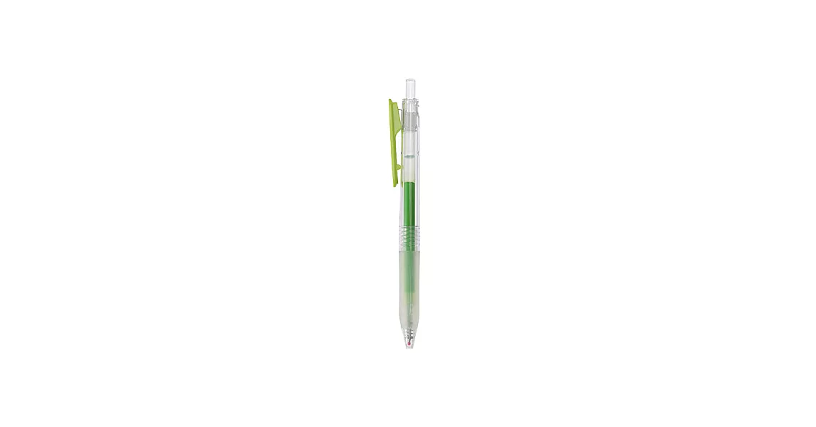 [MUJI 無印良品]滑順按壓再生膠墨筆/0.5/黃綠