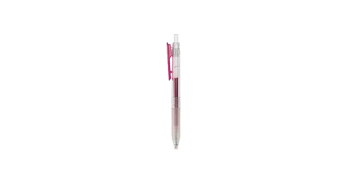[MUJI 無印良品]滑順按壓再生膠墨筆/0.5/紅紫