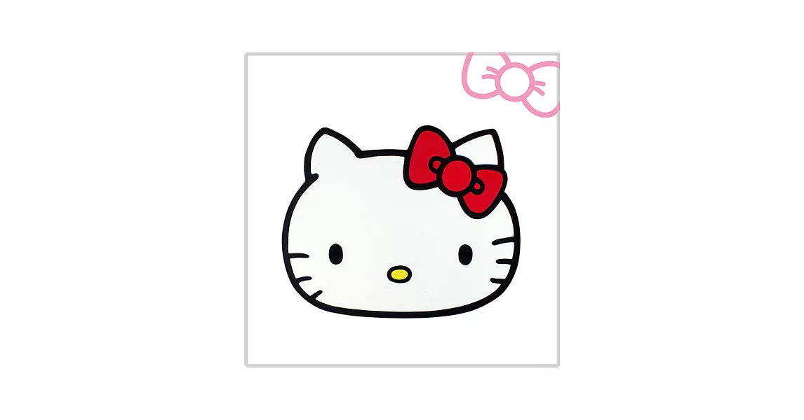 Hello Kitty 經典造型止滑墊/杯墊 KT-MP01R俏皮紅