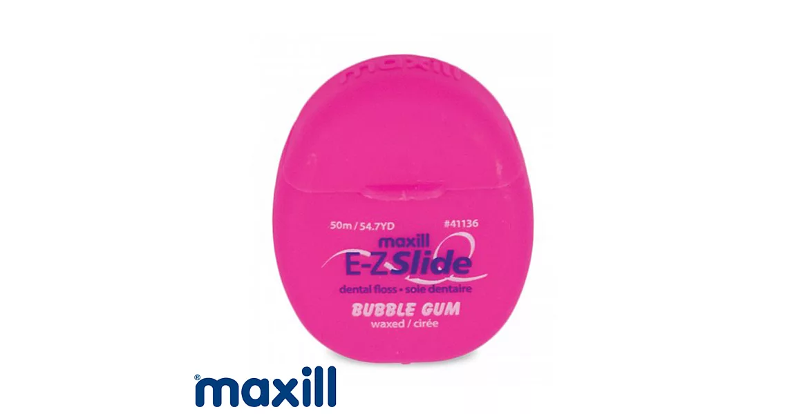 【加拿大美適Maxill】微蠟潔牙線-泡泡糖50m