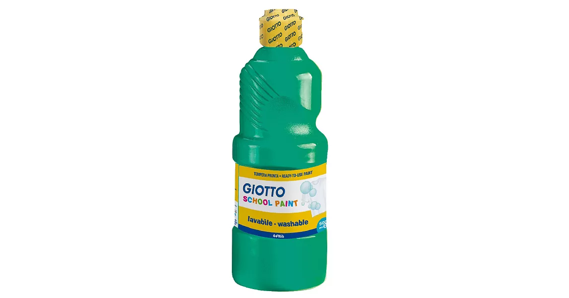 【義大利 GIOTTO】可洗式兒童顏料500ml(單罐)綠色