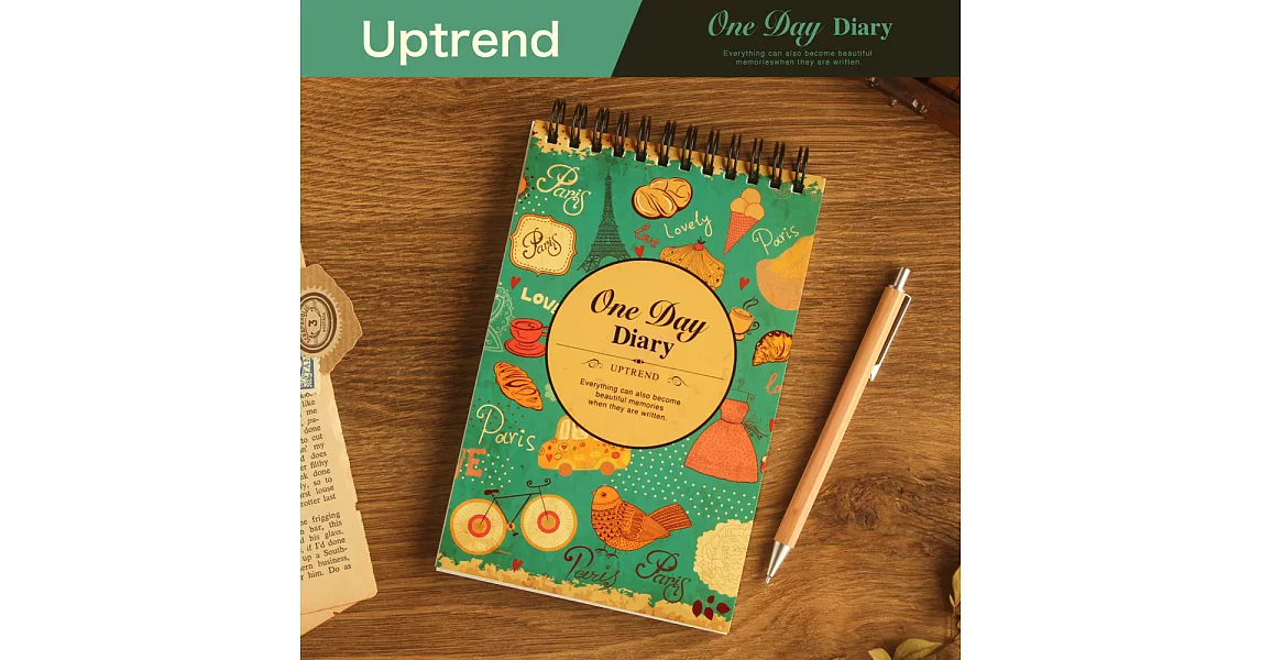 Uptrend one day diary│巴黎小情歌(線圈本)