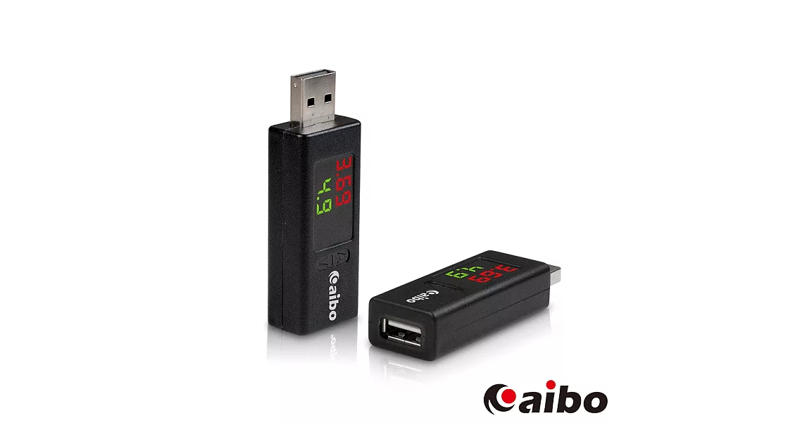 aibo PMT031 USB數位電表 電壓電流檢測器(支援9V快充)