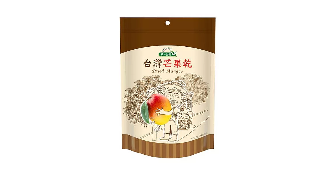 【統一生機】台灣芒果乾 100g/袋