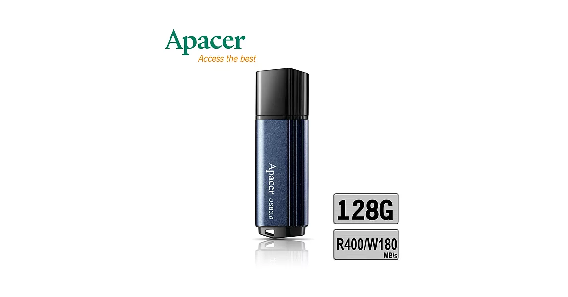 Apacer宇瞻 AH553 128GB『巔峰王者』400MB/s極速隨身碟 USB3.0