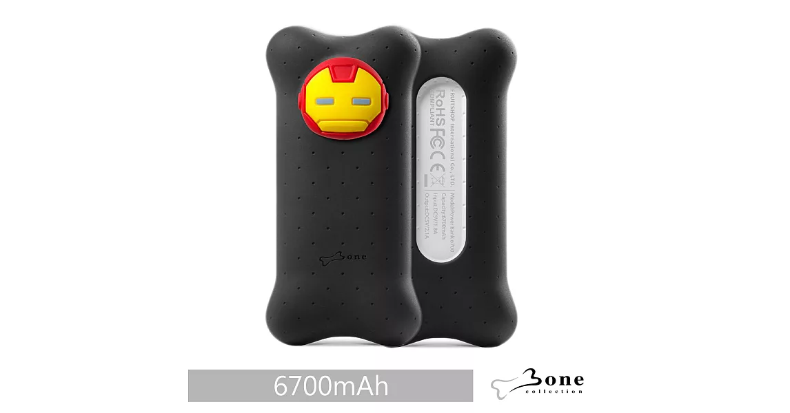 Bone / Marvel 泡泡行動電源 6700mAh_鋼鐵人