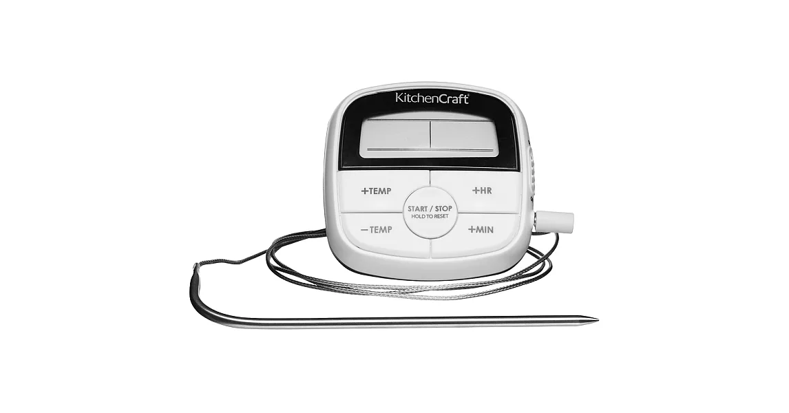 《KitchenCraft》磁吸探針計時溫度計