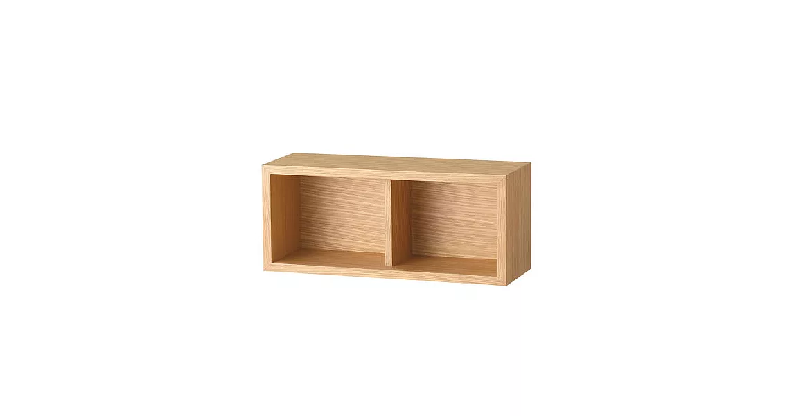 [MUJI無印良品]壁掛家具/箱/44cm/橡木