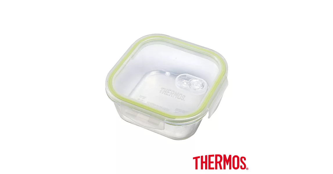 【THERMOS 膳魔師】耐熱玻璃保鮮盒0.8L(Z-GFC800S-G)G(綠色)