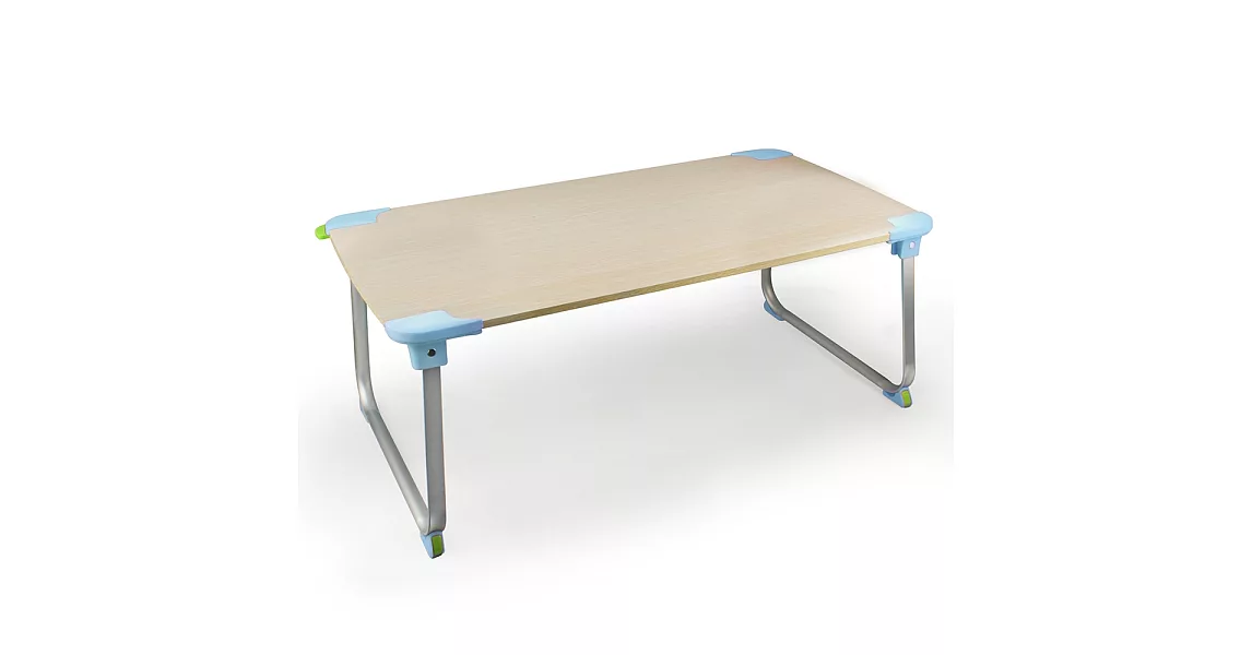 XL加大版 輕量多功能折疊NB電腦桌(LY-NB23)木紋藍