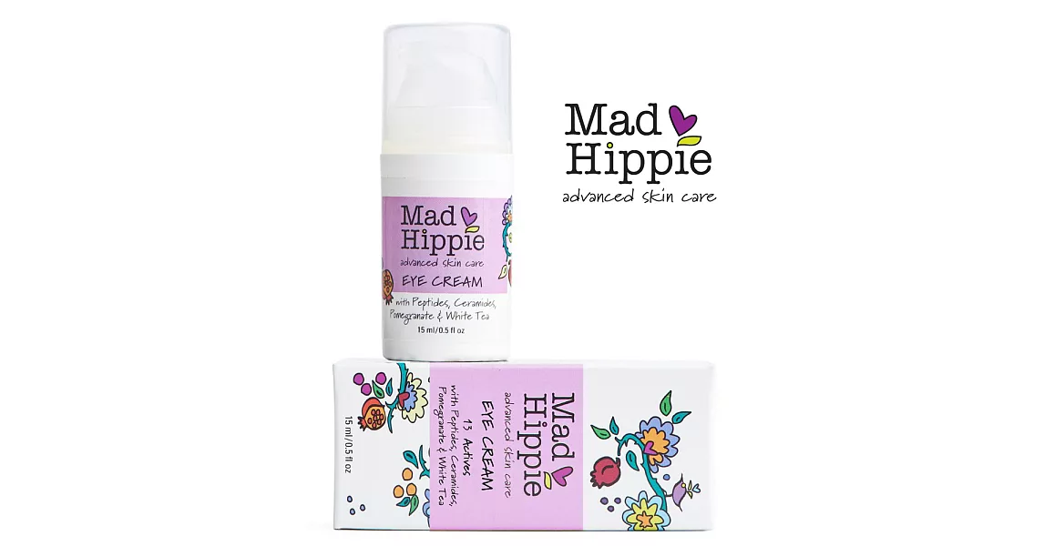 Mad Hippie 13種活萃白毫銀針五胜極效眼周精華 15mL(效期至2020.11)