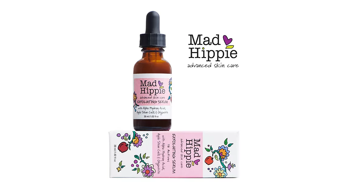 Mad Hippie 山花菁蘋果幹細胞15種活萃煥膚精華 30mL