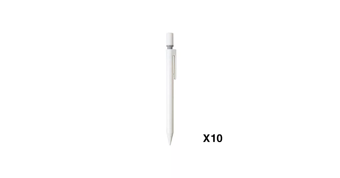 [MUJI無印良品]塑膠管自動筆/0.5mm/10入