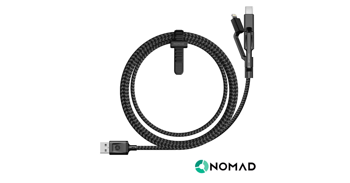 美國NOMAD Universal 1.5M 充電傳輸線 (lightning /type c /micro usb cable)