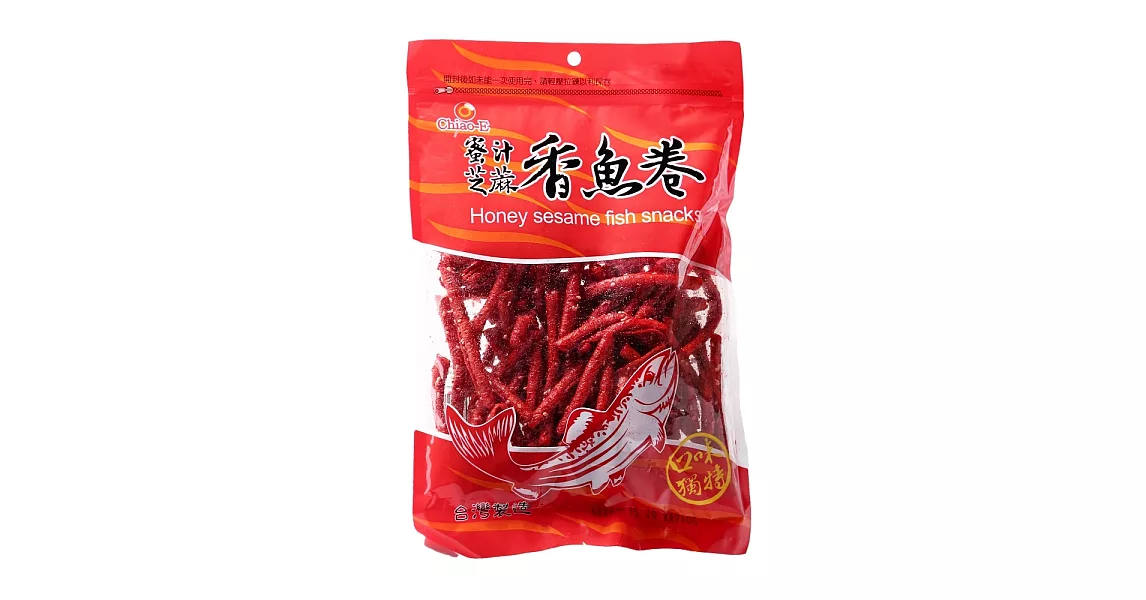 巧益 蜜汁芝麻香魚捲 250g