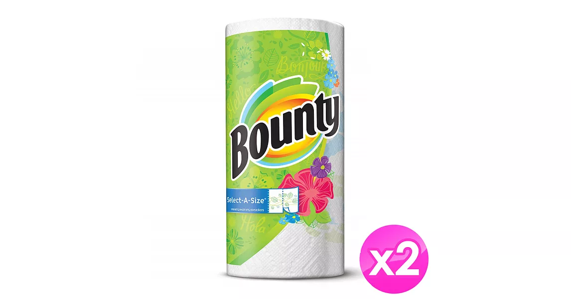 【美國 Bounty】廚房清潔紙巾-隨意撕(131張-2入組)