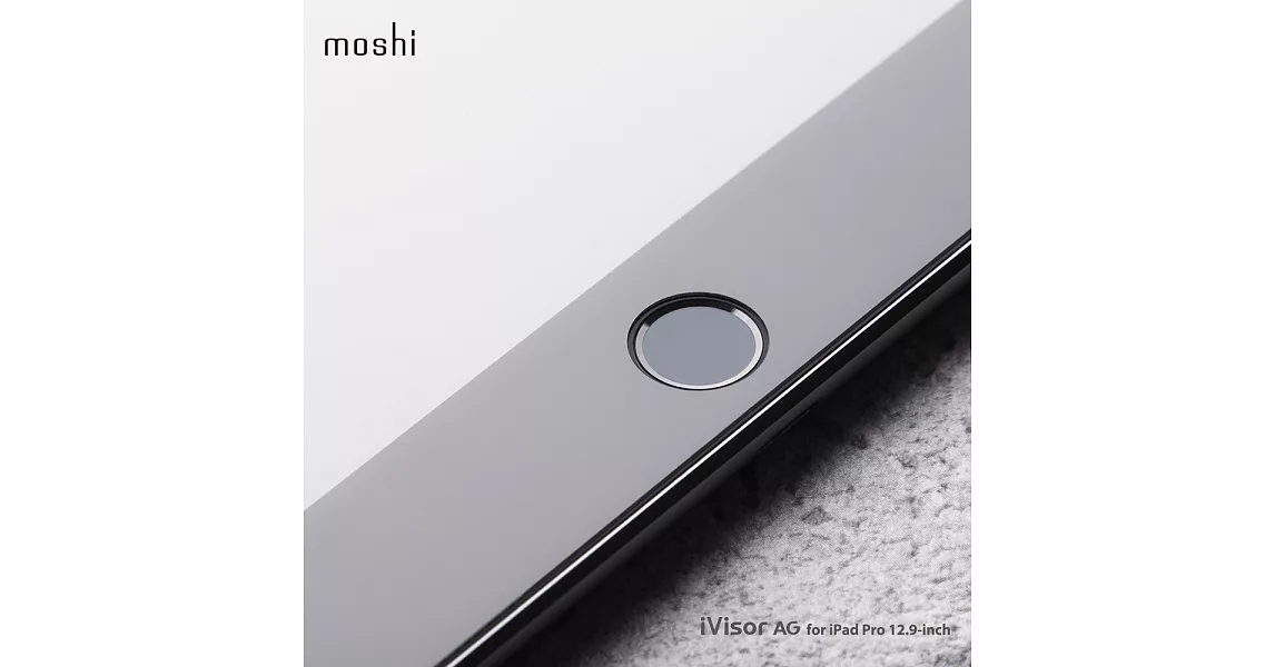 Moshi iVisor AG for iPad Pro 12.9-inch (1st/2nd Gen) 防眩光螢幕保護貼黑色
