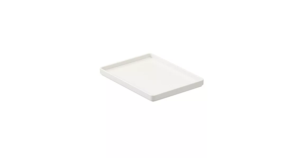 [MUJI無印良品]ABS小物盤.小物蓋兩用/淺灰.1/4.A6