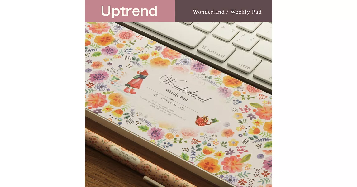 Uptrend Wonderland│ Weekly Pad電腦週記本‧花田雪橇