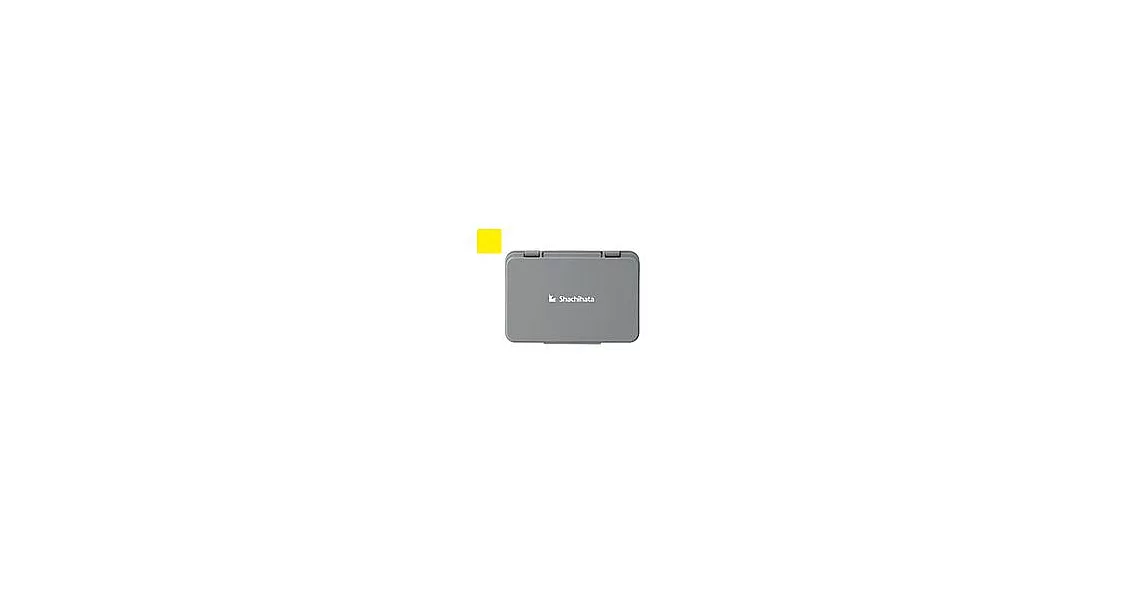 【Shachihata】顏料系油性印台 中型 HGN-2 黃色 (盤面 90 X 56 mm)