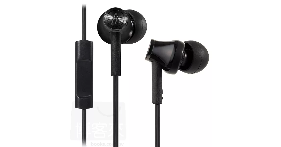 鐵三角 ATH-CK350iS 智慧型手機專用 耳道式耳機-黑色