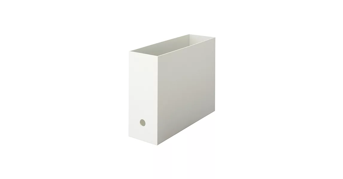 [MUJI無印良品]聚丙烯檔案盒.標準型.A4用.白灰.約10x32x24cm