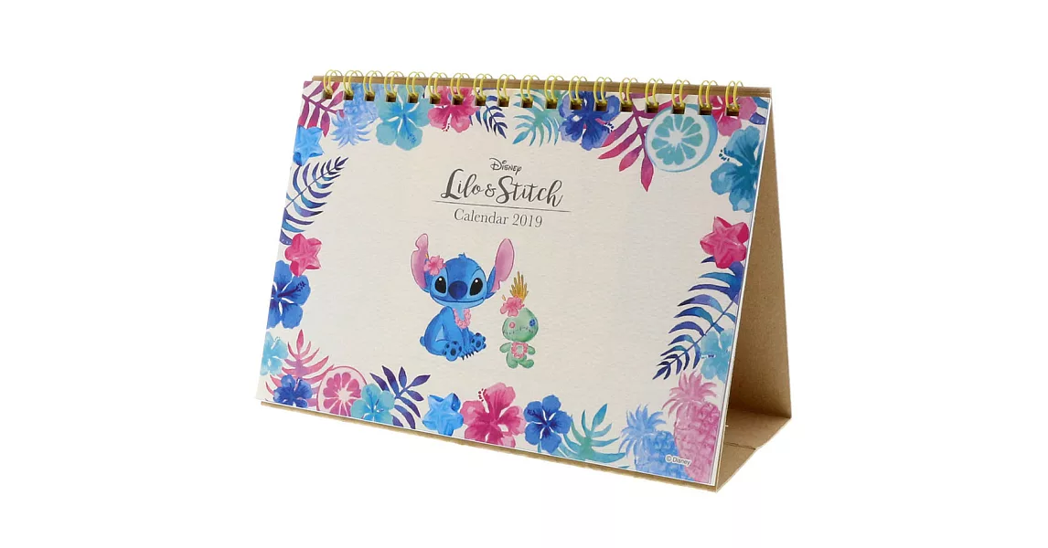 《sun-star》迪士尼 2019 可立式桌曆(史迪奇)