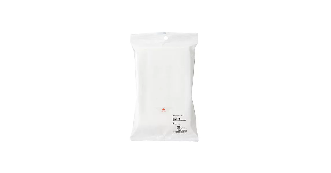 [MUJI無印良品]掃除系列/地板拖把替換紙/濕型.鹼性電解水/8A