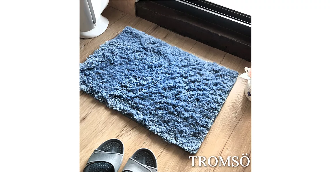 TROMSO巴黎毛呢色凱薩吸水小地墊-藍