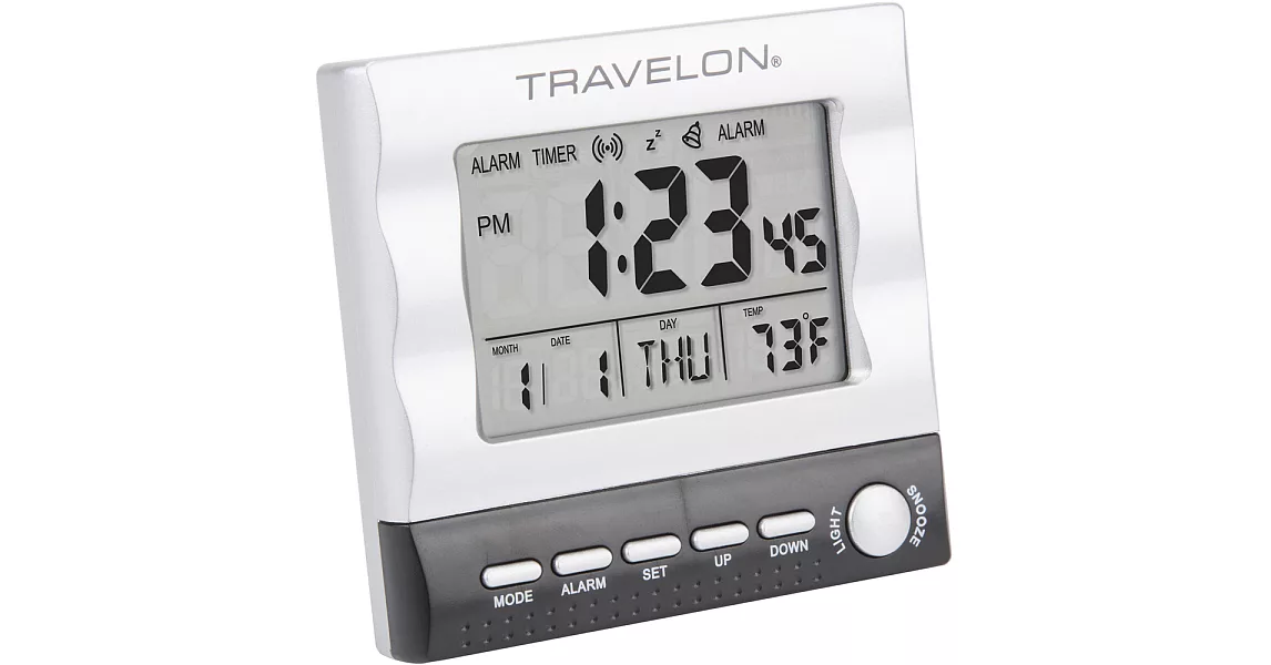 《TRAVELON》多功能LED鬧時鐘