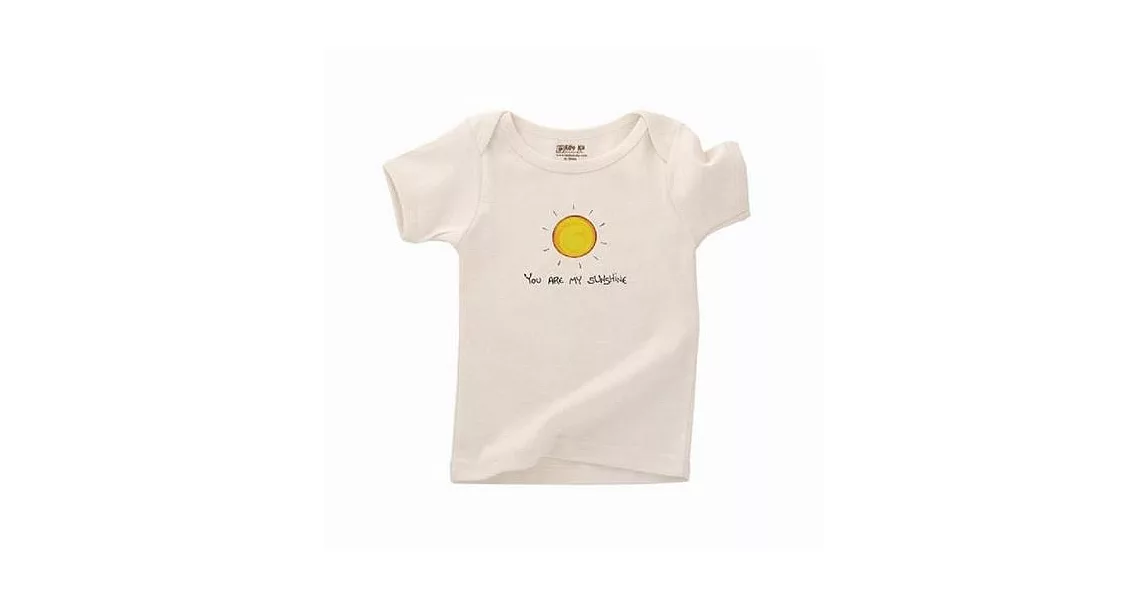 美國Kee-ka-有機棉Lap短袖T恤禮盒You Are My Sunshine！（18~24M）