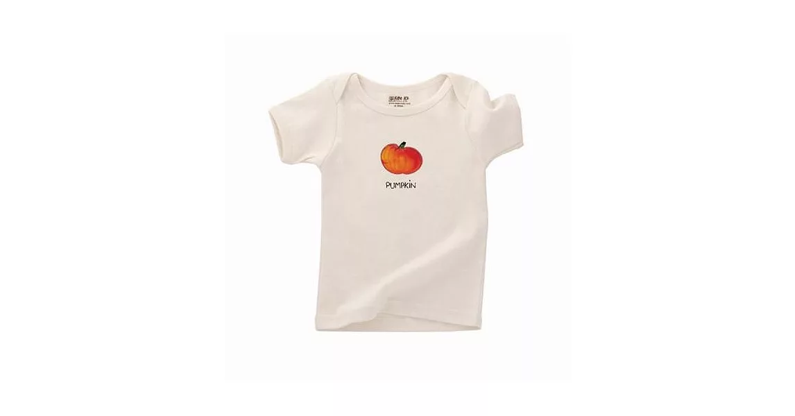 美國Kee-ka，有機棉Lap短袖T恤禮盒Pumpkin！（12~18M）